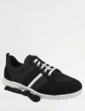 DB Shoes Mens Lace Trainer Tim Extra Wide EE to 4E - Black