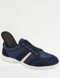 DB Shoes Mens Lace Trainer Tim Extra Wide EE to 4E - Navy