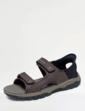 Skechers Tresmen Reece Extra Wide Fit Slip In Sandal - Chocolate