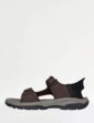 Skechers Tresmen Reece Extra Wide Fit Slip In Sandal - Chocolate