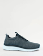 Pegasus Wide G Fit Slip On Trainer - Charcoal