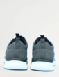 Pegasus Wide G Fit Slip On Trainer - Charcoal