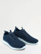 Pegasus Wide G Fit Slip On Trainer - Navy