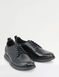 Pegasus Ortholite Premium Lace Fasten Wide Fit Leather Shoes - Black