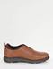 Pegasus Ortholite Premium Lace Fasten Wide Fit Leather Shoes - Brown