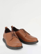 Pegasus Ortholite Premium Lace Fasten Wide Fit Leather Shoes - Brown