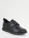 Pegasus Ortholite Premium Touch Fasten Wide Fit Leather Shoes - Black