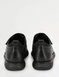 Pegasus Ortholite Premium Touch Fasten Wide Fit Leather Shoes - Black