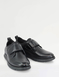 Pegasus Ortholite Premium Touch Fasten Wide Fit Leather Shoes - Black