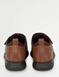 Pegasus Ortholite Premium Touch Fasten Wide Fit Leather Shoes - Brown