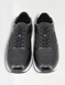 Pegasus Leather Wide Fit Trainer - Black