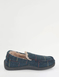 Dr Keller Wide G Fit Moccasin Slipper with Memory Foam - Navy