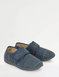 Dr Keller Wide G Fit Touch Fasten Slipper with Memory Foam - Navy