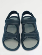 Pegasus Wide Fit Touch Fasten Sandals - Black