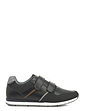 Pegasus Wide Fit Touch Fasten Trainers - Black