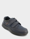 Cushion Walk Wide G Fit Touch Fasten Shoes with Gel Pad - Navy