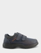 Cushion Walk Wide G Fit Touch Fasten Shoes with Gel Pad - Navy