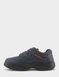 Cushion Walk Wide G Fit Touch Fasten Shoes with Gel Pad - Navy