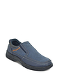 Cushion Walk Wide G Fit Slip On Shoes with Gel Pad - Navy