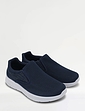 Pegasus Wide Fit Slip On Leisure Shoe - Navy