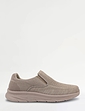 Pegasus Wide Fit Slip On Leisure Shoe - Taupe