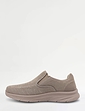 Pegasus Wide Fit Slip On Leisure Shoe - Taupe