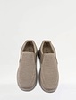 Pegasus Wide Fit Slip On Leisure Shoe - Taupe