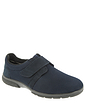 DB Shoes Extra Wide Fit EE - 4E Touch Fasten Mesh Shoe Desmond - Navy