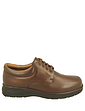DB Shoes Mens Bob Leather Extra Wide EE - 4E Lace - Brown