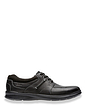Clarks Cotrell Walk Wide H Fit Leather Lace Shoe - Black