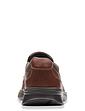 Clarks Cotrell Free Wide H Fit Leather Slip On Shoe - Brown