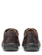 Hotter Lance Dual Wide Fit Leather Lace Shoe - Brown