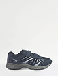 Pegasus Touch Fasten Extra Wide Fit Leisure Trainer - Navy