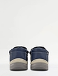 Wide Fit Touch Fasten Deck Shoe - Navy