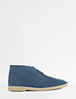 Pegasus Wide Fit Suede Desert Boot - Navy