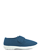 Canvas Touch Fasten Standard Fit Shoes - Navy