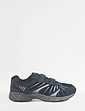 Pegasus Wide Fit Touch And Close Leisure Trainer - Navy
