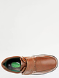 Mens Cushion Walk Touch Fasten Standard Fit Shoe - Tan