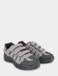 Touch Fasten Wide Fit Walking Shoe - Grey