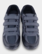 Touch Fasten Wide Fit Walking Shoe - Navy