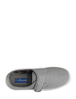 Wide Fit Touch Fasten Canvas Shoes - Grey
