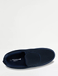 Pegasus Mesh Slip On Wide Fit Trainer - Navy