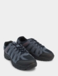 Mens Wide-Fit Lace Walking Shoes - Navy