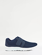 Pegasus Mens Wide-Fit Touch Fasten Trainer - Navy