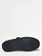 Mens Touch Fasten Wide Fit Slipper - Navy