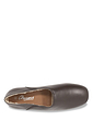 Fleece Lined Leather Grecian Slipper with Leather Sole