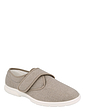 DB Cannock Touch Fasten Ultra Wide 6E-8E Canvas Shoes Taupe