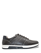 Pegasus Leather Lace Wide Fit Trainer - Brown