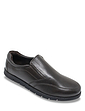 The Fitting Room Wide Fit Leather Slip On Shoe - Brown