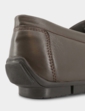 Pegasus Wide Fit Leather Driving Shoe - Brown